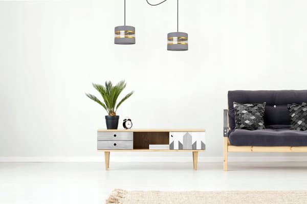 HÄNGA TAKSLAMPA LJUSKLUSTA LAMPSKÄRM MODERN