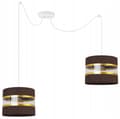 Miniatyrbild 5 av 9: HÄNGA TAKSLAMPA LJUSKLUSTA LAMPSKÄRM MODERN