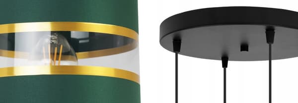 HÄNGA TAKSLAMPA LJUSKLUSTA LAMPSKÄRM MODERN