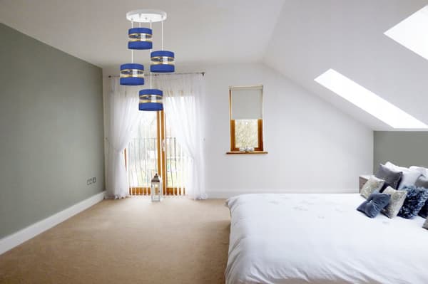 HÄNGA TAKSLAMPA LJUSKLUSTA LAMPSKÄRM MODERN