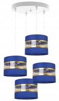 Miniatyrbild 4 av 8: HÄNGA TAKSLAMPA LJUSKLUSTA LAMPSKÄRM MODERN