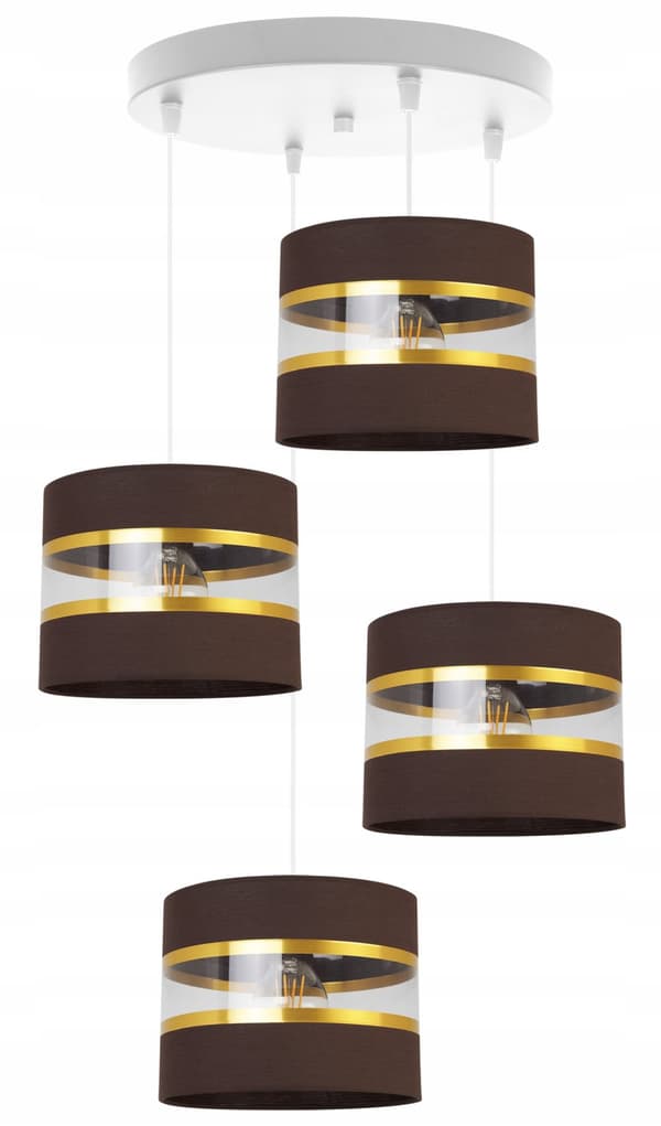 HÄNGA TAKSLAMPA LJUSKLUSTA LAMPSKÄRM MODERN