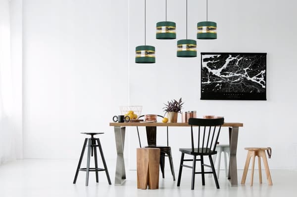 HÄNGA TAKSLAMPA LJUSKLUSTA LAMPSKÄRM MODERN