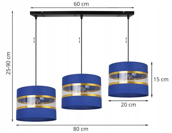 HÄNGA TAKSLAMPA LJUSKLUSTA LAMPSKÄRM MODERN
