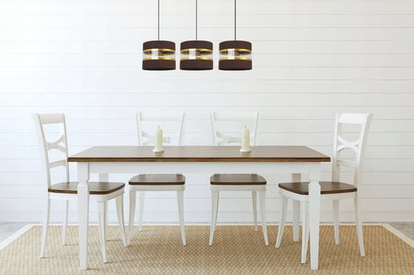 HÄNGA TAKSLAMPA LJUSKLUSTA LAMPSKÄRM MODERN