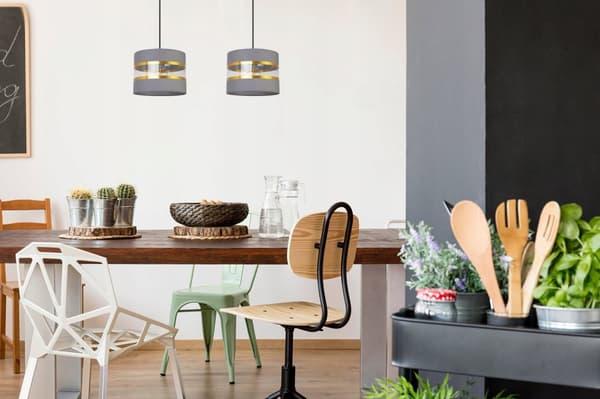 HÆNGE LOFTSLAMPE LYSKELYSE LAMPESKÆRM MODERNE