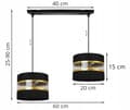 Miniatyrbillede 7 af 9: HÆNGE LOFTSLAMPE LYSKELYSE LAMPESKÆRM MODERNE