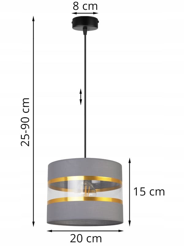 HÄNGA TAKSLAMPA LJUSKLUSTA LAMPSKÄRM MODERN