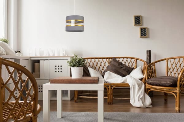 HÄNGA TAKSLAMPA LJUSKLUSTA LAMPSKÄRM MODERN