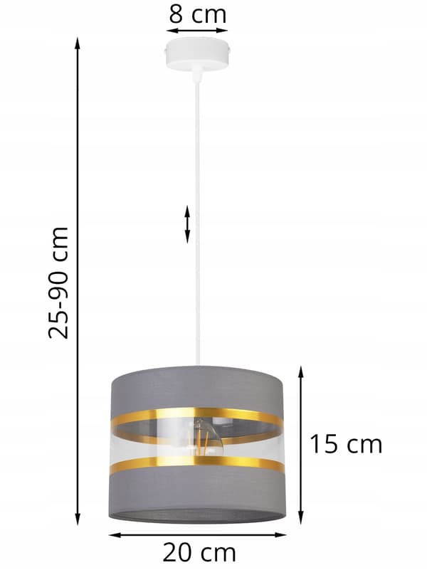 HÄNGA TAKSLAMPA LJUSKLUSTA LAMPSKÄRM MODERN