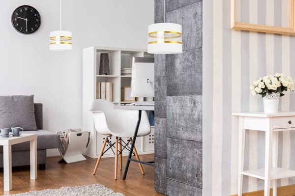 HÄNGA TAKSLAMPA LJUSKLUSTA LAMPSKÄRM MODERN