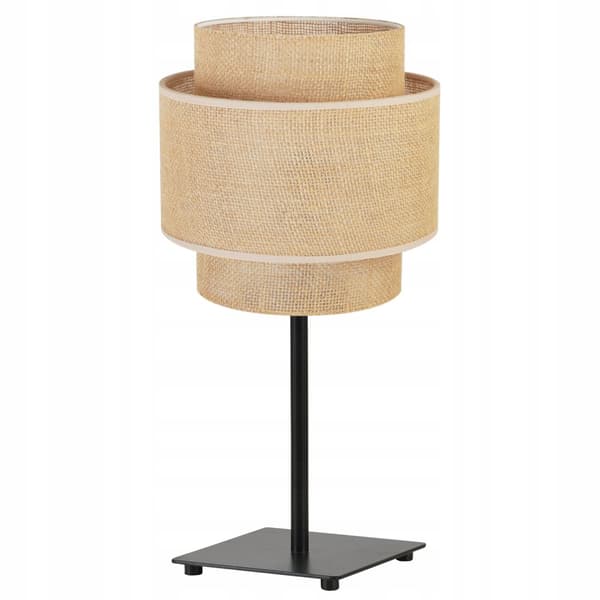 NATTBORDSLAMPA LAMPSKÄRM BOHO JUTA 20 CM