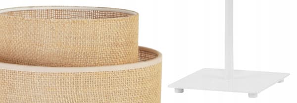 NATTBORDSLAMPA LAMPSKÄRM BOHO JUTA 20 CM