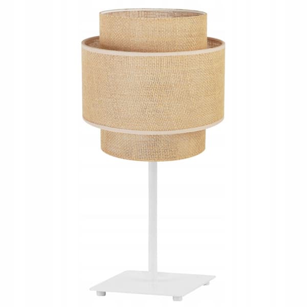 NATTBORDSLAMPA LAMPSKÄRM BOHO JUTA 20 CM