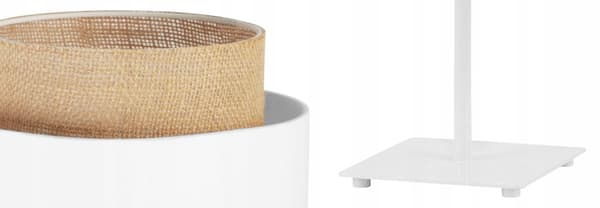 YÖPÖYTÄVALAISIN LAMPPUVARJOS BOHO JUTA 20 CM