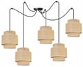 Miniatyrbild 1 av 9: HÄNGLAMPA TAK LJUSKANT LAMPSKÄRM BOHO JUTA