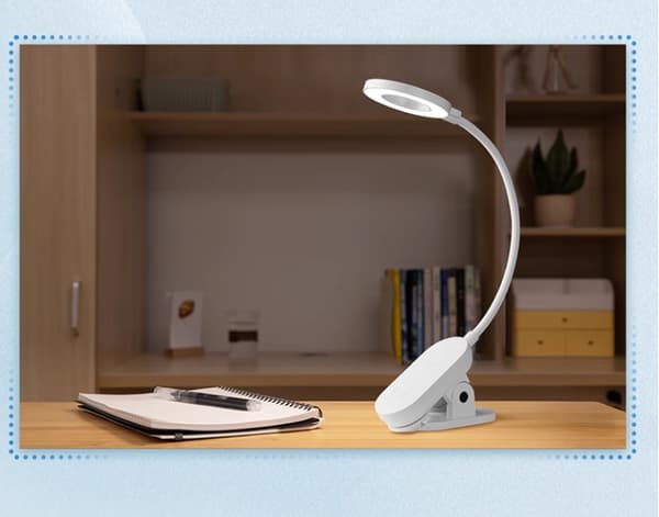 Philips genopladelig skrivebordslampe øjenbeskyttelse arbejdsværelse studenterkollektion bogreol klipsbar natbord læselampe