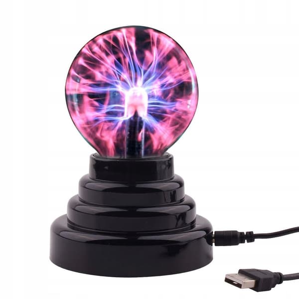 LAMPE PLASMA LAMPE MAGISK KUGLEPLEJE PÆDAGOGISK SKRIVEBORDSLAMPE TIL BØRN USB