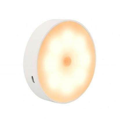 LED-LAMPE MED BEVÆGELSESSENSOR, USB, INDUKTIV GARDEROBE, 120 GRADER, KOLDFARVE