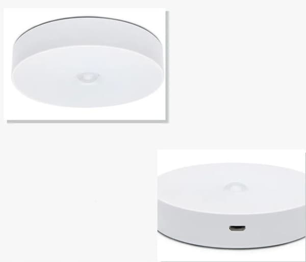 LED-LAMPE MED BEVÆGELSESSENSOR, USB, INDUKTIV GARDEROBE, 120 GRADER, KOLDFARVE