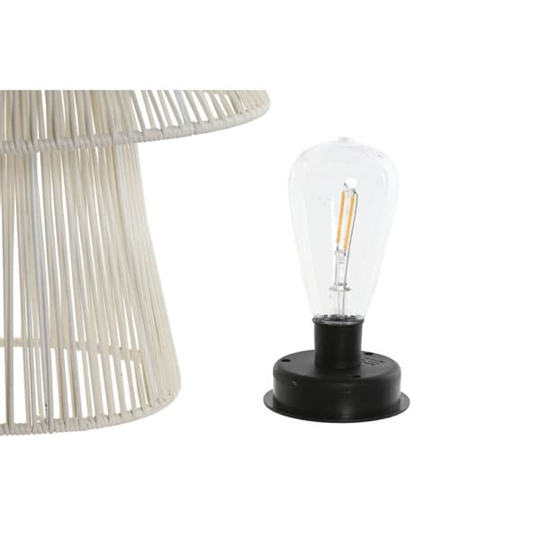 Solcellslampa Home ESPRIT Vit Brun 31 x 31 x 30 cm (2 antal)