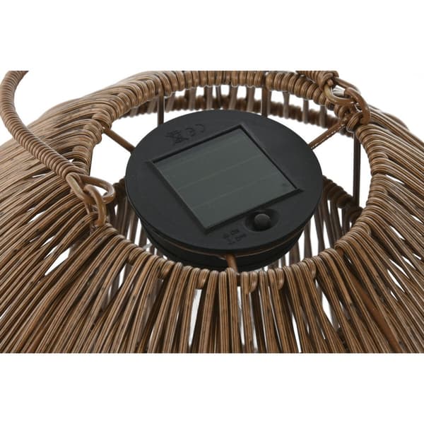 Solcellslampa Home ESPRIT Vit Brun 31 x 31 x 30 cm (2 antal)