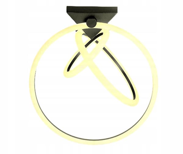 RINGLOFTSLAMPE LOFTSLAMPE cirkellysekrone LED FJERNBETJENING