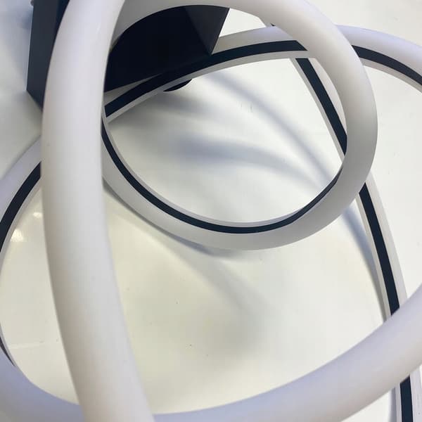 RINGLOFTSLAMPE LOFTSLAMPE cirkellysekrone LED FJERNBETJENING