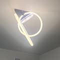 Miniatyrbillede 8 af 11: RINGLOFTSLAMPE LOFTSLAMPE cirkellysekrone LED FJERNBETJENING
