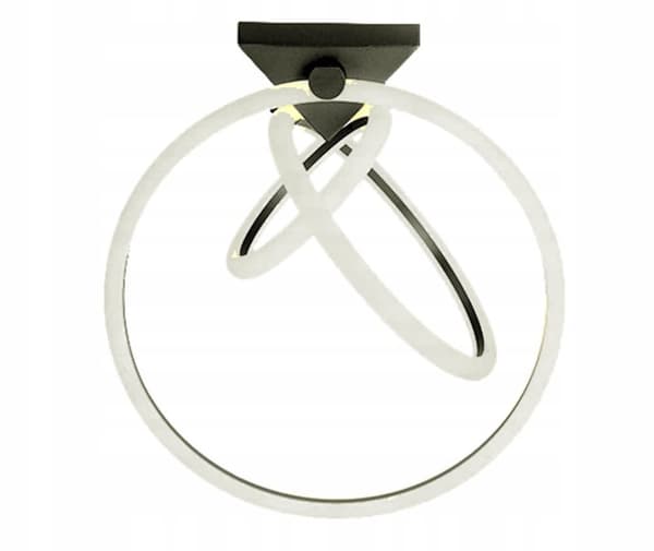 RINGLOFTSLAMPE LOFTSLAMPE cirkellysekrone LED FJERNBETJENING