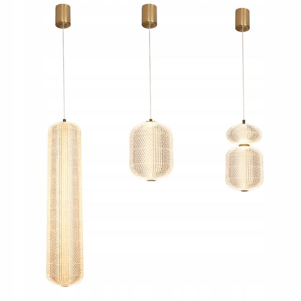 LED-TAKLAMPA MED RÄFFADE BOLLAR LED-KRONOR