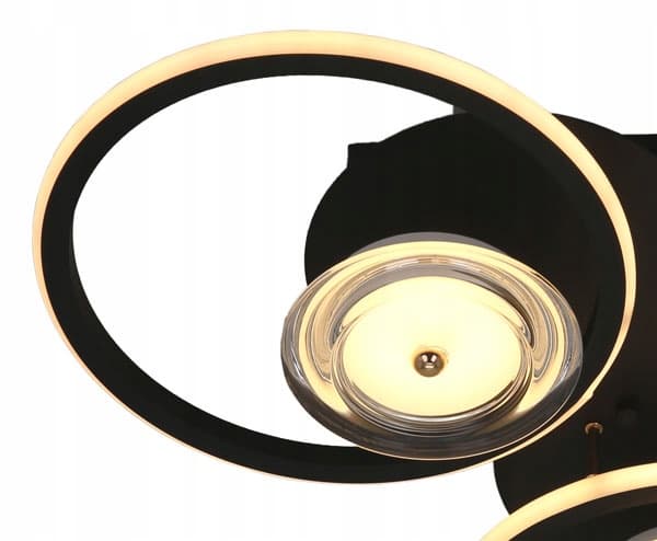 LED-TAKLAMPA REFLEKTOR PLAFON RING LED + FJÄRRKONTROLL 3 FÄRGER