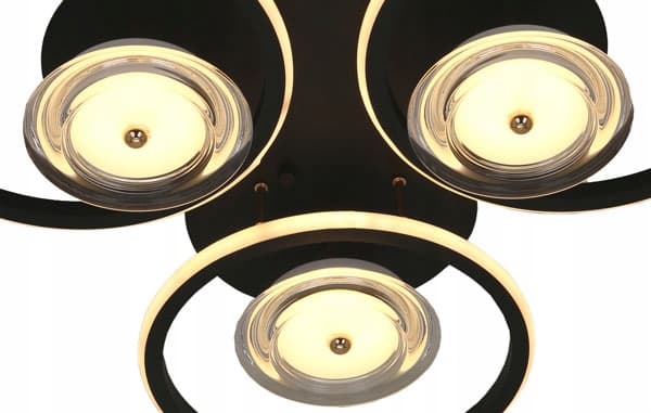 LED-TAKLAMPA REFLEKTOR PLAFON RING LED + FJÄRRKONTROLL 3 FÄRGER