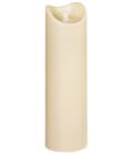 Miniatyrbild 1 av 2: Dehner dekorativ lampa - 4369062 - Uteljus med LED-belysning 9 cm, höjd 30 cm, krämplast