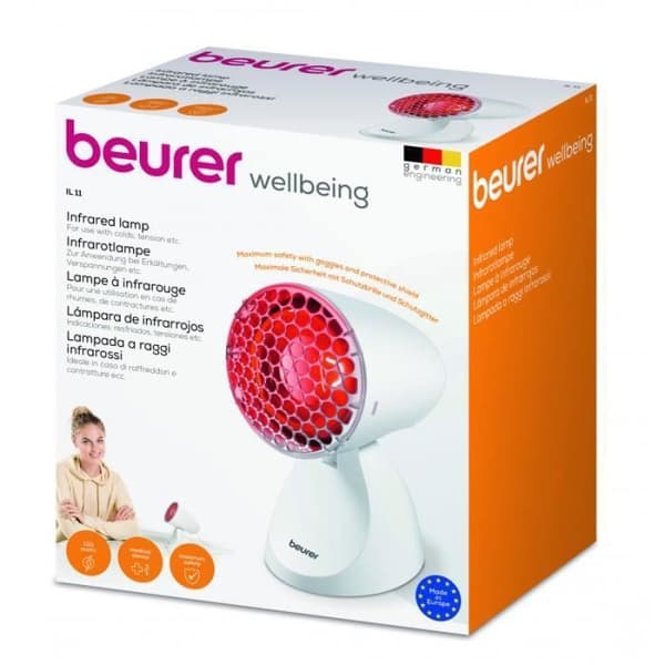 Infrarödslampa - BEURER - IL 11 - 100 watt - 5 lutningsnivåer - Unik design