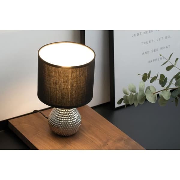 Bordslampa Pauleen Sip of silver E14 - silver/svart - 20W/230V