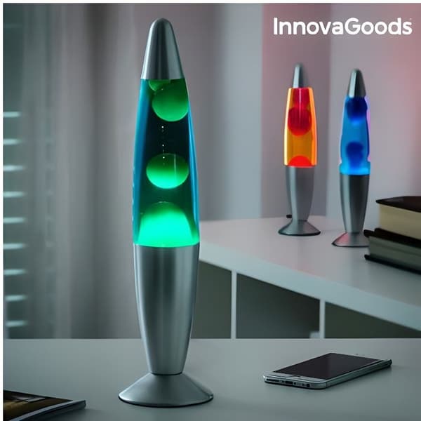 Lava Lampa rörelse magma Blå / Grön