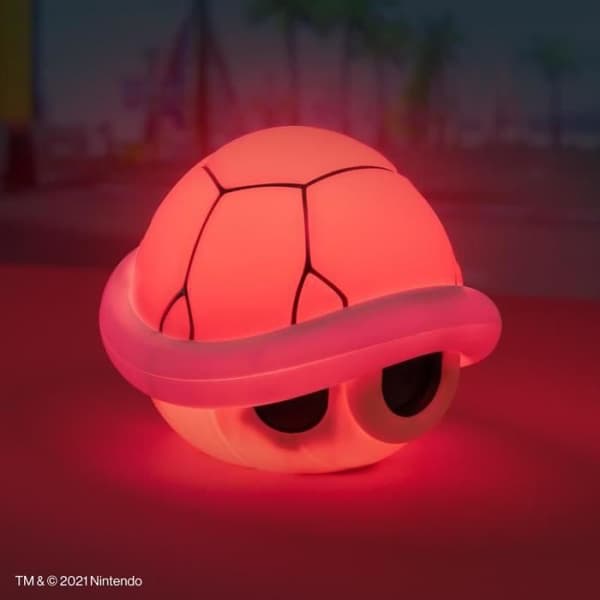Super Mario Red Shell Unisex Flerfärgad sänglampa