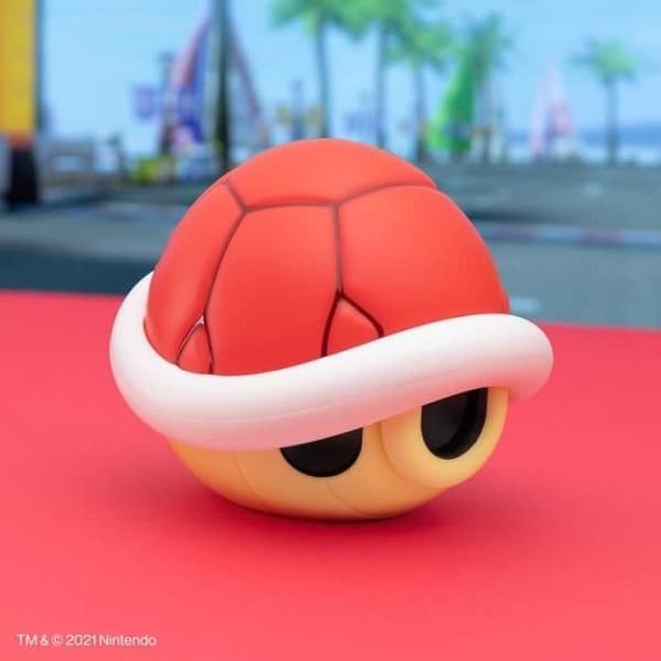 Super Mario Red Shell Unisex Flerfärgad sänglampa
