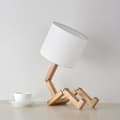 Miniatyrbild 2 av 4: Yoki skrivbordslampa i trä E27 230V