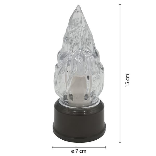 Ljusdekoration - ETERNITY: led votivljus, varaktighet 365 dagar, blinkande rött ljus