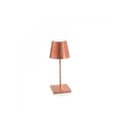 Miniatyrbild 1 av 2: Zafferano - Poldina Mini bordslampa kopparblad