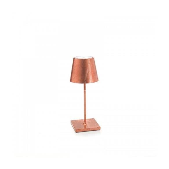 Zafferano - Poldina Mini bordslampa kopparblad