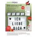 Miniatyrbild 4 av 4: EASYmaxx LED Cinema lightbox batteri bröllopsbio 173 bokstäver