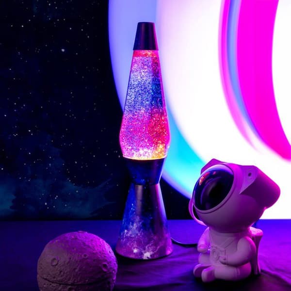 Lavalampa - FISURA - Galaxy - Flerfärgad - 25W - 40 cm