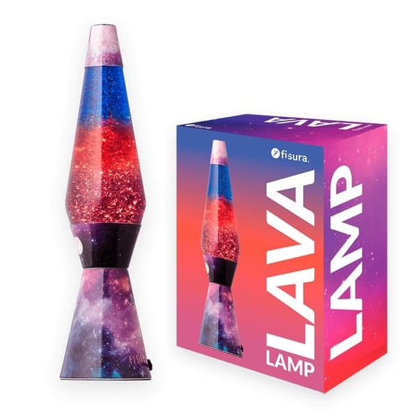 Lavalampa - FISURA - Galaxy - Flerfärgad - 25W - 40 cm