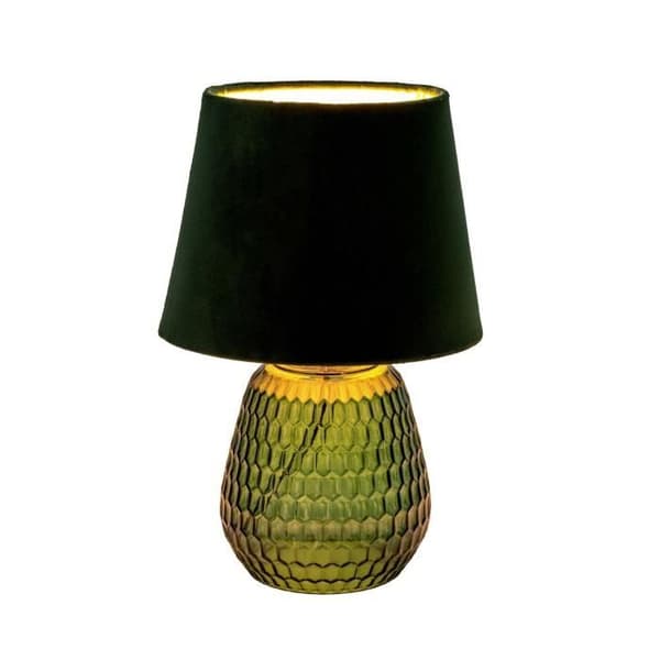 Bordslampa Pauleen Crystal Velours E14 - grön - 40W/230V