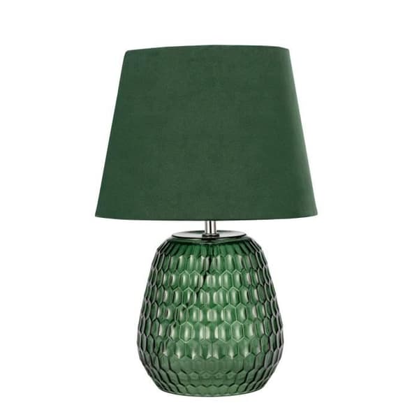 Bordslampa Pauleen Crystal Velours E14 - grön - 40W/230V Grön