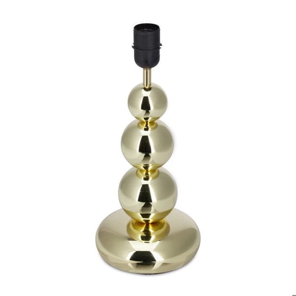 Relaxdays Bordslampa Guld Metall Sockel Sänglampa Vit tyg Skärm Kuldesign, HxD: 50 x 25 cm, Vit/Guld