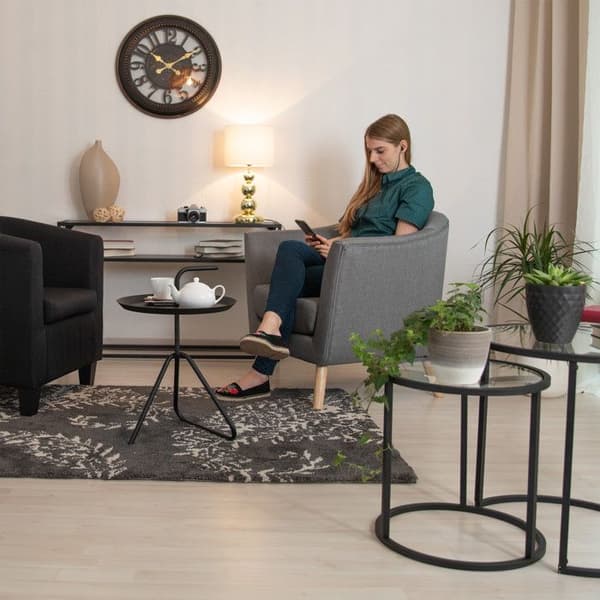 Relaxdays Bordslampa Guld Metall Sockel Sänglampa Vit tyg Skärm Kuldesign, HxD: 50 x 25 cm, Vit/Guld